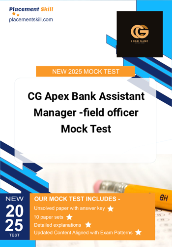 Additional image of CG Apex Bank Assistant Manager field officer Mock Test