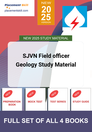Additional image of SJVN Field officer Geology Study Material