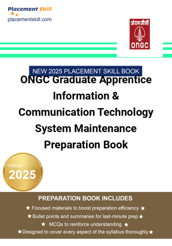 Additional image of ONGC Graduate Apprentice Information & Communication Technology System Maintenance Preparation Book