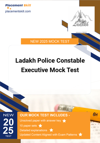 Additional image of Ladakh Police Constable Executive Mock Test
