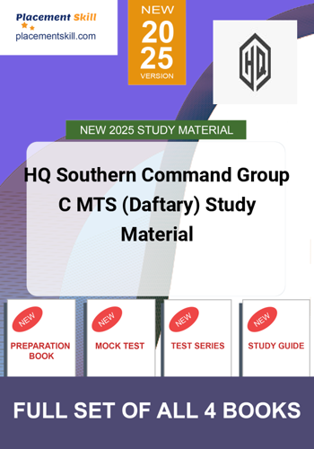 Additional image of HQ Southern Command Group C MTS Daftary Study Material
