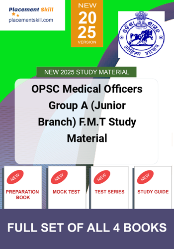 Additional image of OPSC Medical Officers Group A Junior Branch FMT Study Material