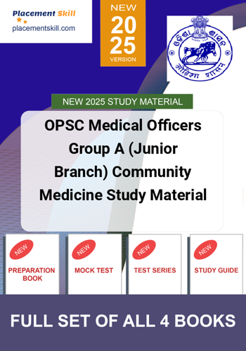 Additional image of OPSC Medical Officers Group A Junior Branch Community Medicine Study Material