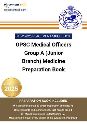 Additional image of OPSC Medical Officers Group A Junior Branch Medicine Preparation Book