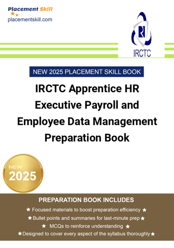 Additional image of IRCTC Apprentice HR Executive Payroll and Employee Data Management Preparation Book