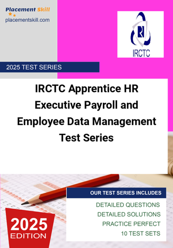 Additional image of IRCTC Apprentice HR Executive Payroll and Employee Data Management Test Series