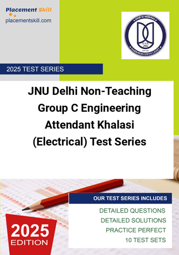 Additional image of JNU Delhi NonTeaching Group C Engineering Attendant Khalasi Electrical Test Series