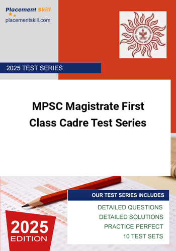 Additional image of MPSC Magistrate First Class Cadre Test Series