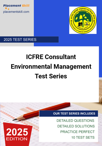 Additional image of ICFRE Consultant Environmental Management Test Series