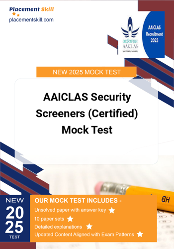 Additional image of AAICLAS Security Screeners Certified Mock Test