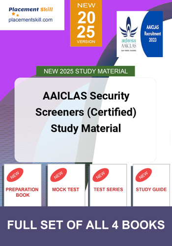 Additional image of AAICLAS Security Screeners Certified Study Material