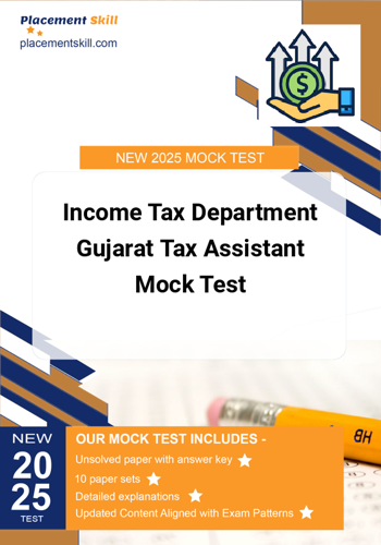 Additional image of Income Tax Department Gujarat Tax Assistant Mock Test