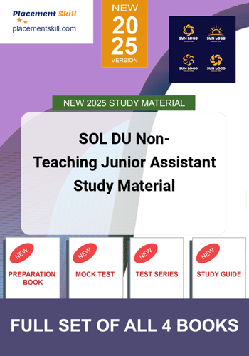 Additional image of SOL DU NonTeaching Junior Assistant Study Material