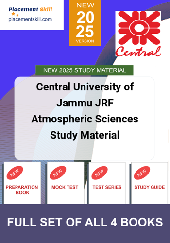 Additional image of Central University of Jammu JRF Atmospheric Sciences Study Material