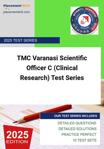 Additional image of TMC Varanasi Scientific Officer C Clinical Research Test Series