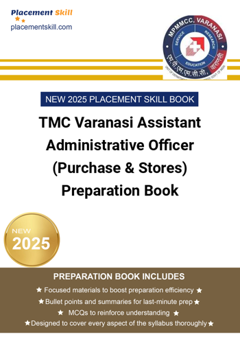Additional image of TMC Varanasi Assistant Administrative Officer Purchase & Stores Preparation Book