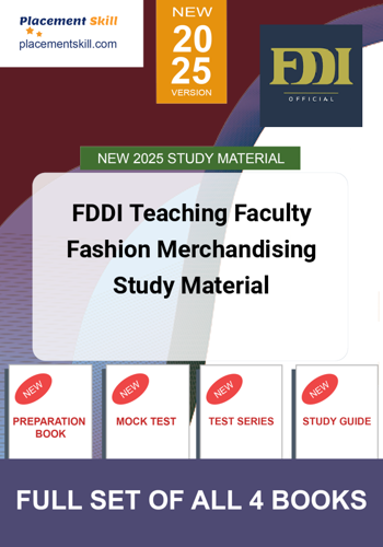 Additional image of FDDI Teaching Faculty Fashion Merchandising Study Material