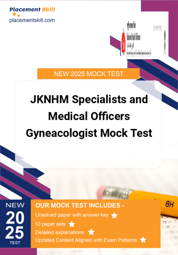 Additional image of JKNHM Specialists and Medical Officers Gyneacologist Mock Test