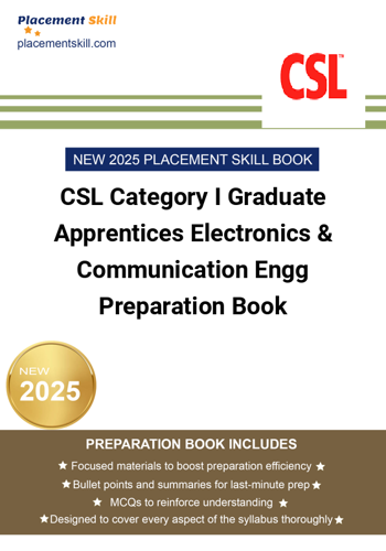 Additional image of CSL Category I Graduate Apprentices Electronics & Communication Engg Preparation Book