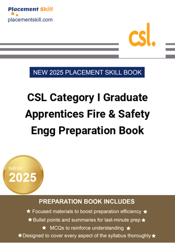 Additional image of CSL Category I Graduate Apprentices Fire & Safety Engg Preparation Book