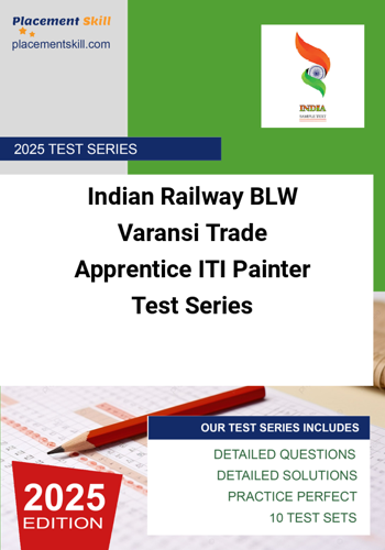 Additional image of Indian Railway BLW Varansi Trade Apprentice ITI Painter Test Series