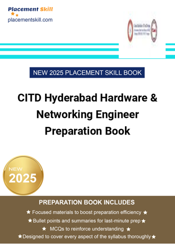 Additional image of CITD Hyderabad Hardware & Networking Engineer Preparation Book