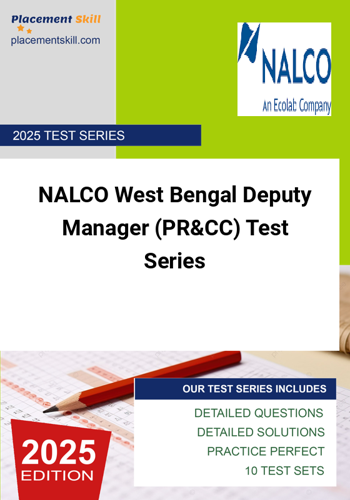 Additional image of NALCO West Bengal Deputy Manager PR&CC Test Series
