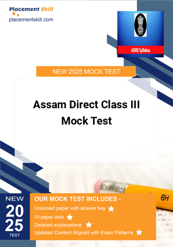 Additional image of Assam Direct Class III Mock Test
