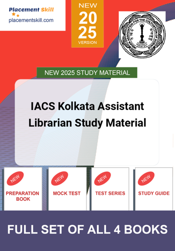 Additional image of IACS Kolkata Assistant Librarian Study Material