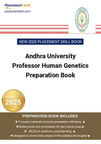 Additional image of Andhra University Professor Human Genetics Preparation Book