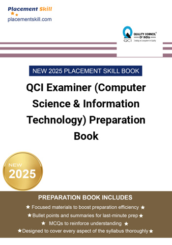 Additional image of QCI Examiner Computer Science & Information Technology Preparation Book