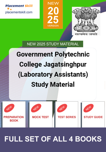 Additional image of Government Polytechnic College Jagatsinghpur Laboratory Assistants Study Material