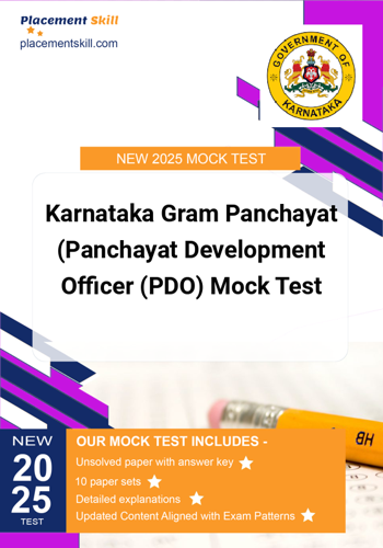 Additional image of Karnataka Gram Panchayat Panchayat Development Officer PDO Mock Test