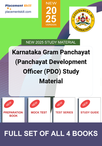 Additional image of Karnataka Gram Panchayat Panchayat Development Officer PDO Study Material