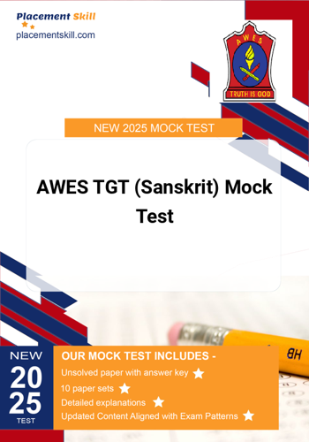 Additional image of AWES TGT Sanskrit Mock Test