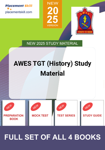 Additional image of AWES TGT History Study Material