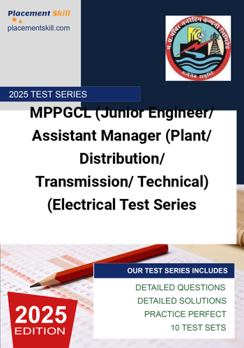 Additional image of MPPGCL Junior EngineerAssistant Manager PlantDistributionTransmissionTechnical Electrical Test Series