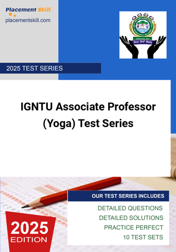 Additional image of IGNTU Associate Professor Yoga Test Series