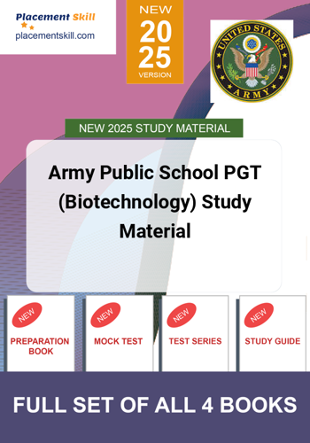 Additional image of Army Public School PGT Biotechnology Study Material