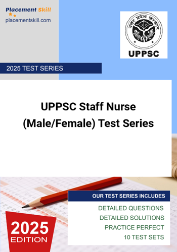 Additional image of UPPSC Staff Nurse MaleFemale Test Series