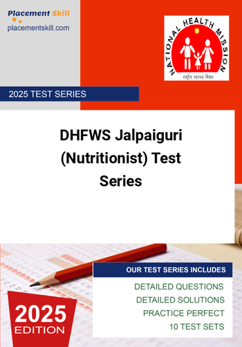 Additional image of DHFWS Jalpaiguri Nutritionist Test Series