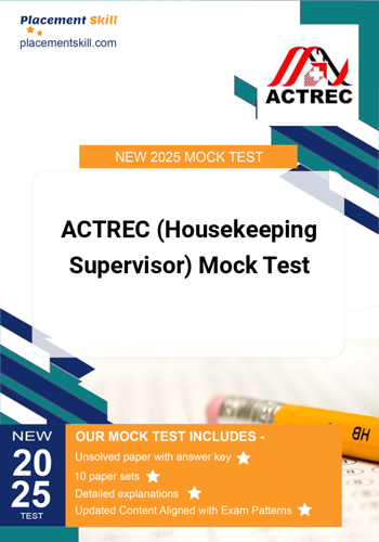 Additional image of ACTREC Housekeeping Supervisor Mock Test