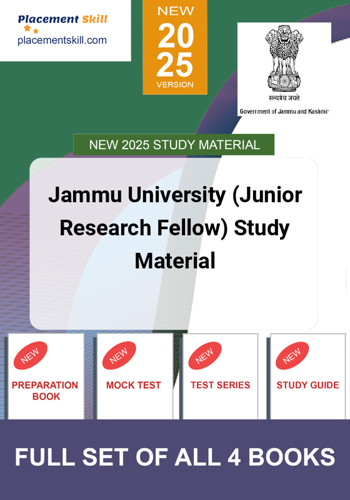 Additional image of Jammu University Junior Research Fellow Study Material