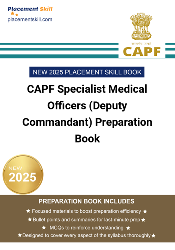 Additional image of CAPF Specialist Medical Officers Deputy Commandant Preparation Book