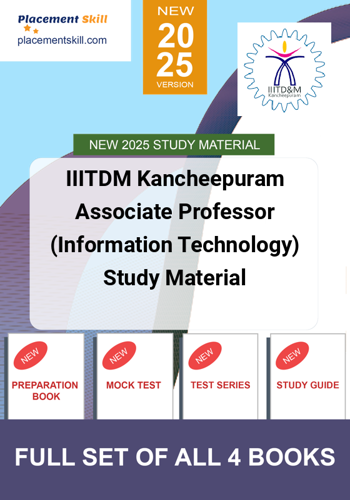 Additional image of IIITDM Kancheepuram Associate Professor Information Technology Study Material