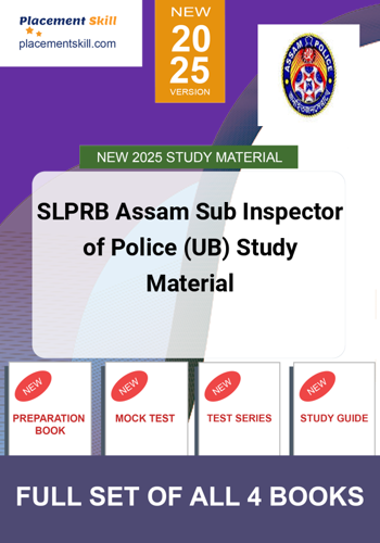 Additional image of SLPRB Assam Sub Inspector of Police UB Study Material