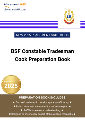 Additional image of BSF Constable Tradesman Cook Preparation Book