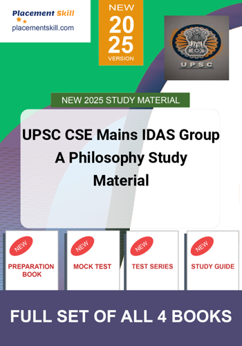 Additional image of UPSC CSE Mains IDAS Group A Philosophy Study Material