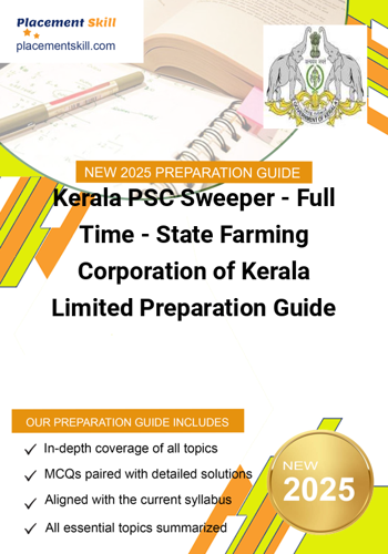 Additional image of Kerala PSC Sweeper Full Time State Farming Corporation of Kerala Limited Preparation Guide